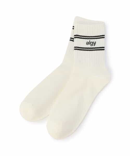 ダブルラインクルーソックス