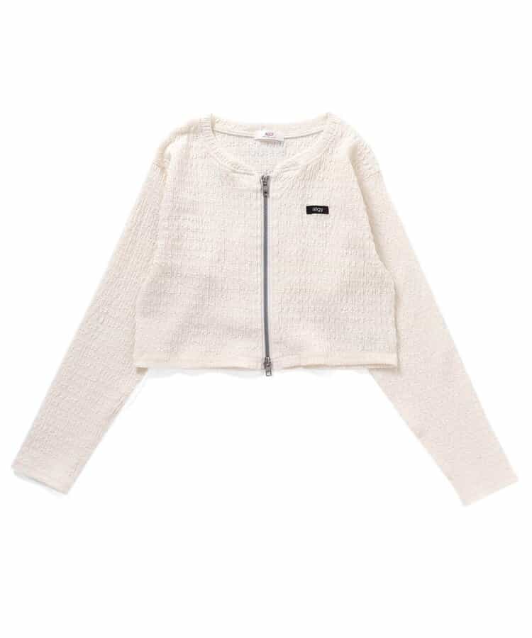 ★SALE★ポコポコダブルジップカーデ