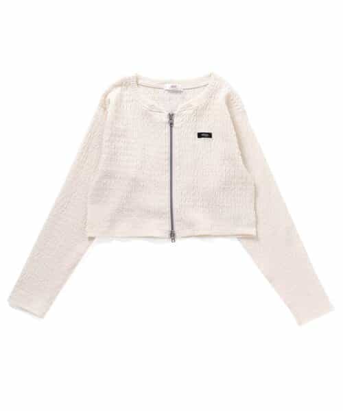 ★SALE★ポコポコダブルジップカーデ