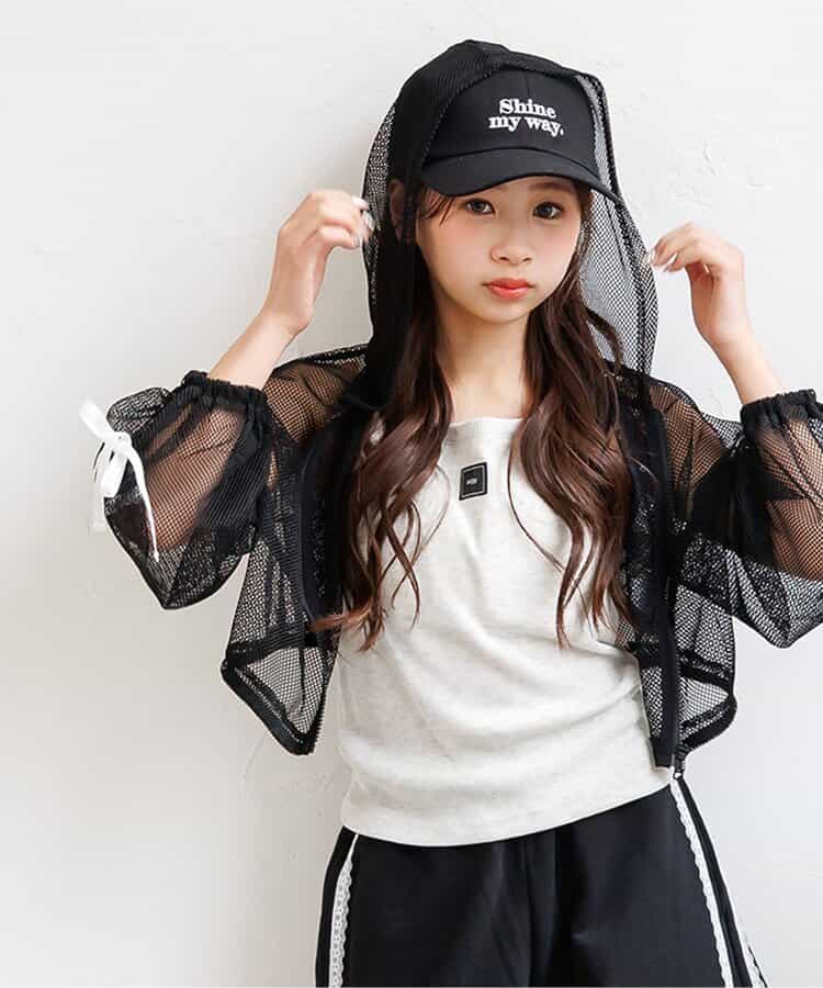 メッシュパーカー