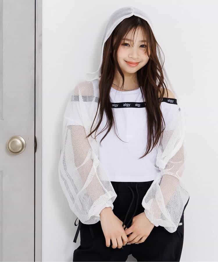 メッシュパーカー