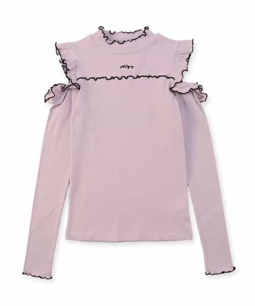 ★SALE★肩あきリブロンT