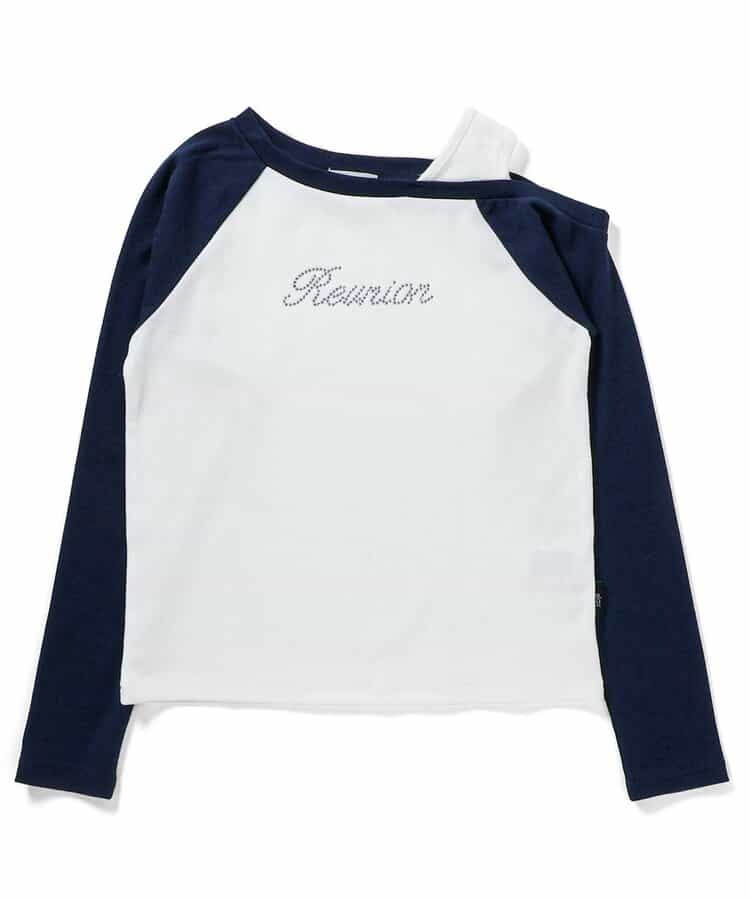 レイヤード風リブロンT