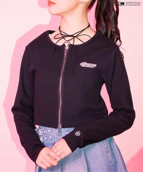 ★SALE★【パワーパフ ガールズコラボ】ダブルジップロンT