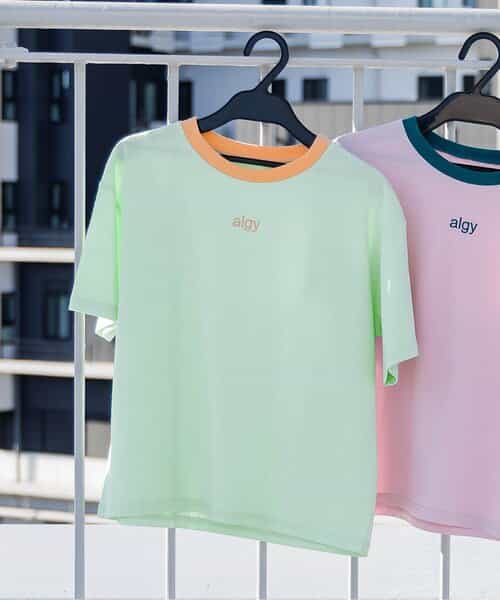 ★SALE★algyシシュウリンガーT＊ライム：WEB限定カラー＊