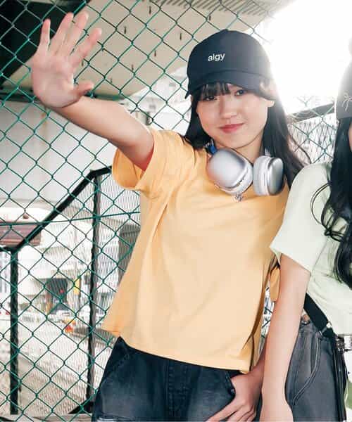 ★SALE★algyシシュウリンガーT＊ライム：WEB限定カラー＊