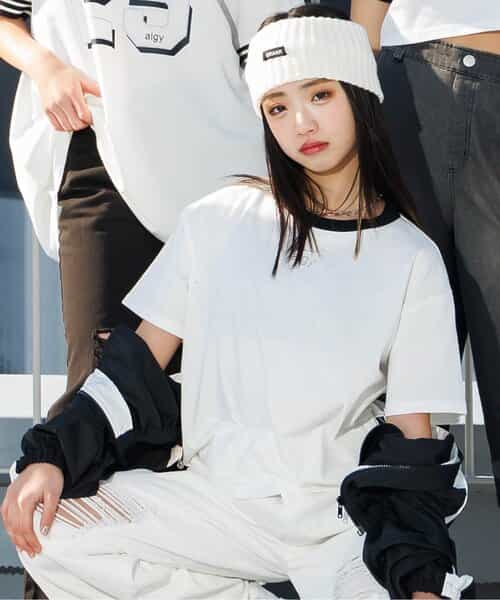 ★SALE★algyシシュウリンガーT＊ライム：WEB限定カラー＊