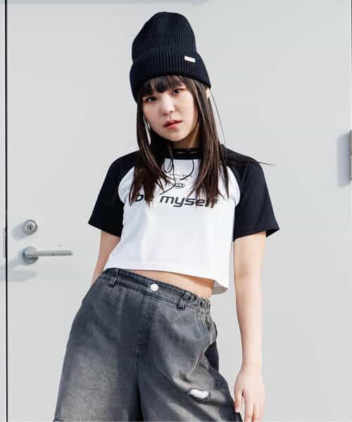 ★SALE★クロップドラグランT