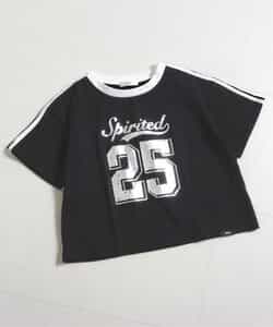 袖ラインナンバリングTシャツ