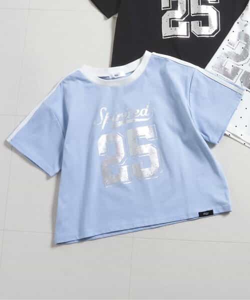 袖ラインナンバリングT