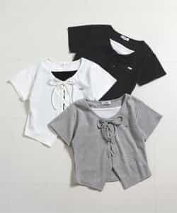 レースアップドッキングTシャツ