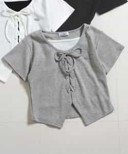 レースアップドッキングTシャツ