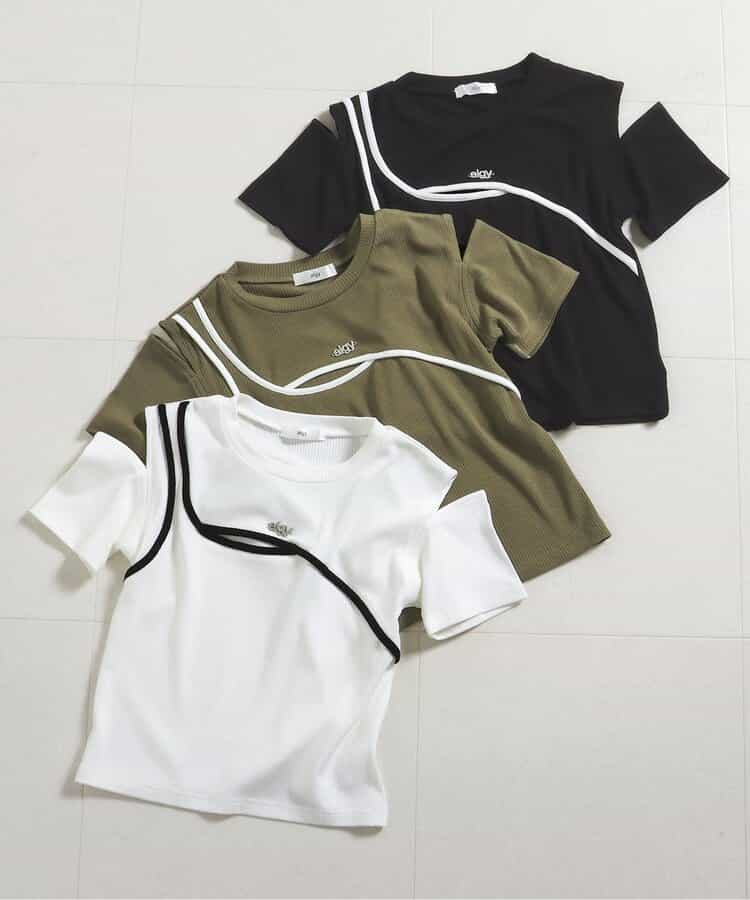 アシメデザインギャルT