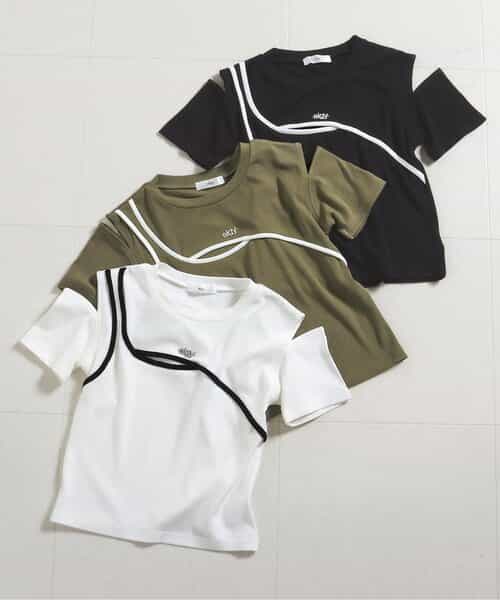 アシメデザインギャルT