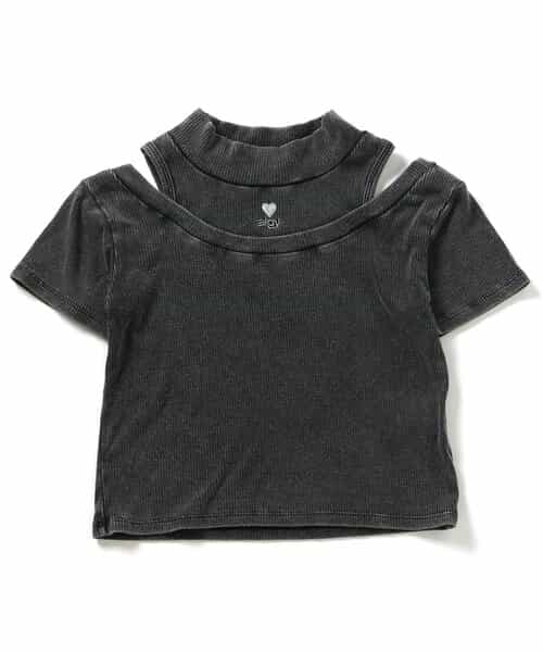 ★SALE★ピグメント肩あきリブT