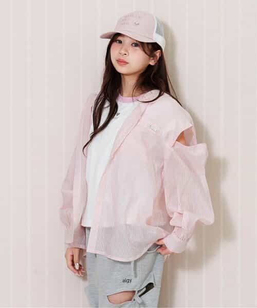 2WAYシアーシャツ