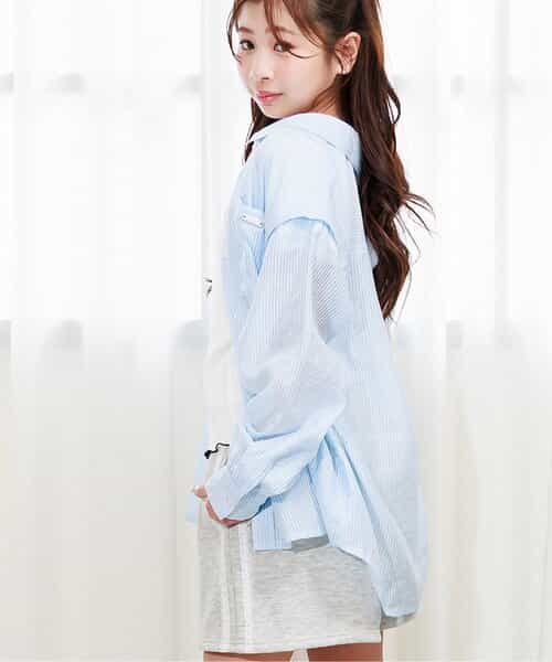 2WAYシアーシャツ