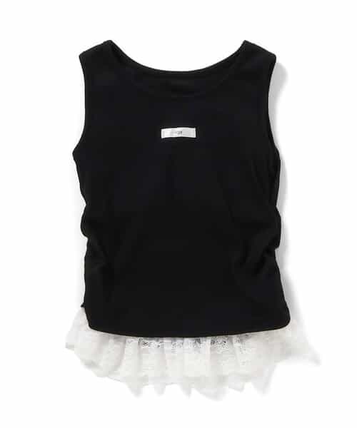 パット付きレイヤードタンク