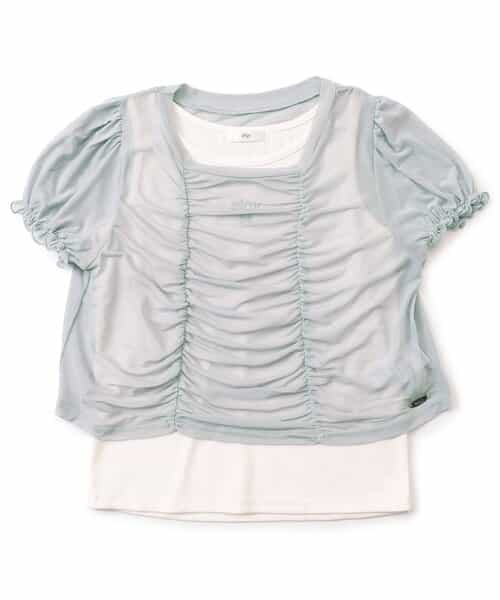 ★SALE★キャザーチュールT＆タンクセット