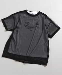 メッシュT & Tシャツセット｜レイヤードコーデ 2枚セット