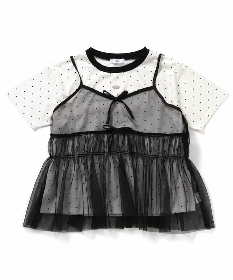 チュールキャミ＆Tセット