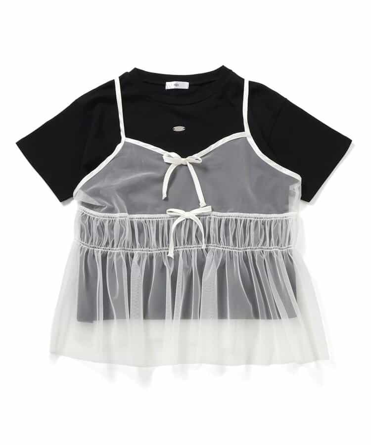 チュールキャミ＆Tセット