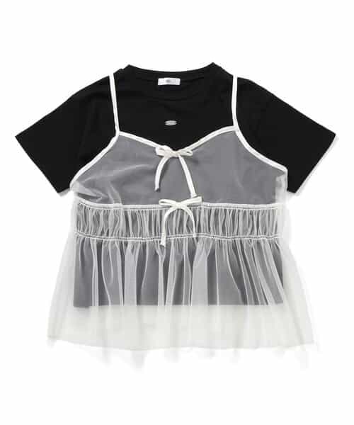 チュールキャミ＆Tセット