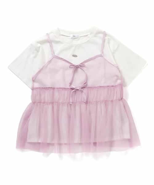 チュールキャミ＆Tセット