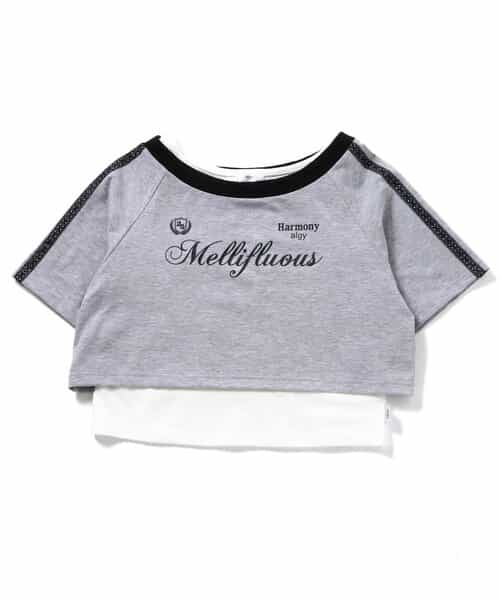 クロップドTシャツ＆タンクセット