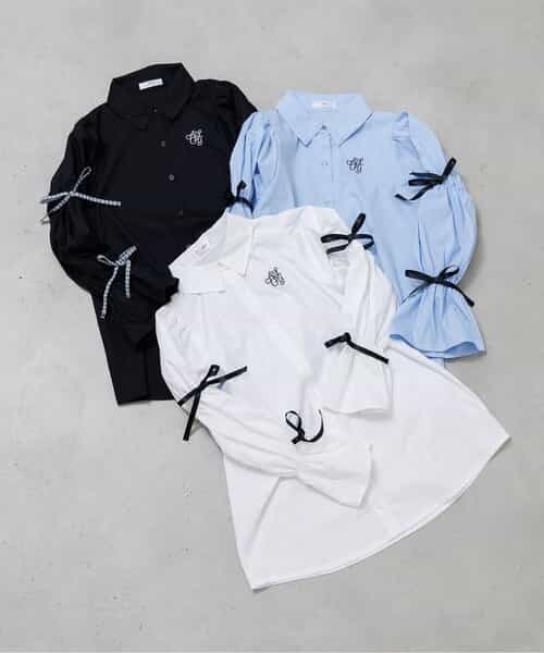 ★SALE★りぼんシャツミニワンピ