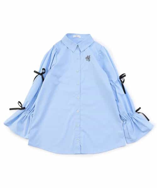 ★SALE★りぼんシャツミニワンピ