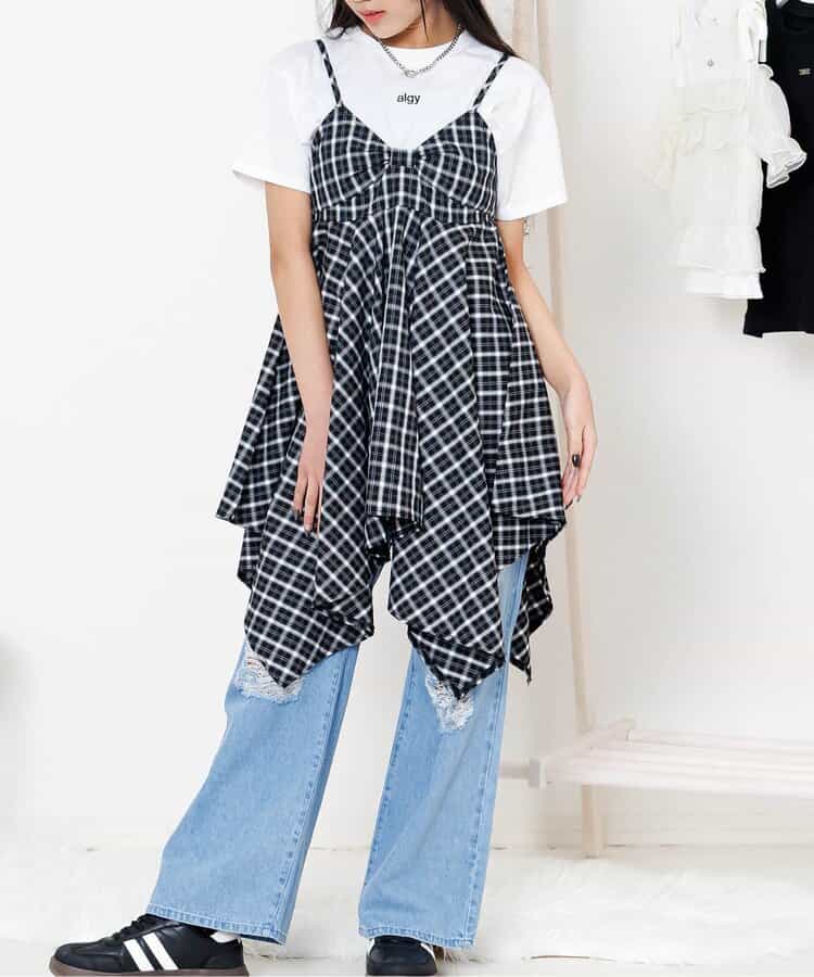 キャミワンピ&Tシャツセット