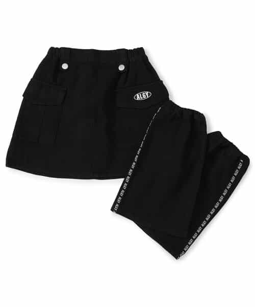 ★SALE★【ACTIVE】レッグカバー付きスカパン