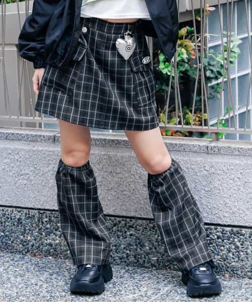 ★SALE★【ACTIVE】レッグカバー付きスカパン