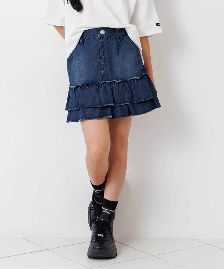 バックロゴフリルスカパン