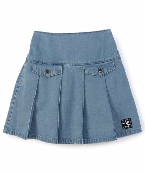 ★SALE★フロントフラッププリーツスカート