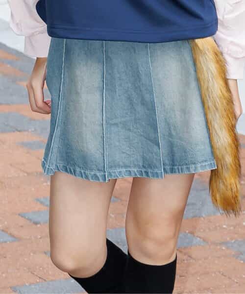 ★SALE★ダブルベルトプリーツスカパン