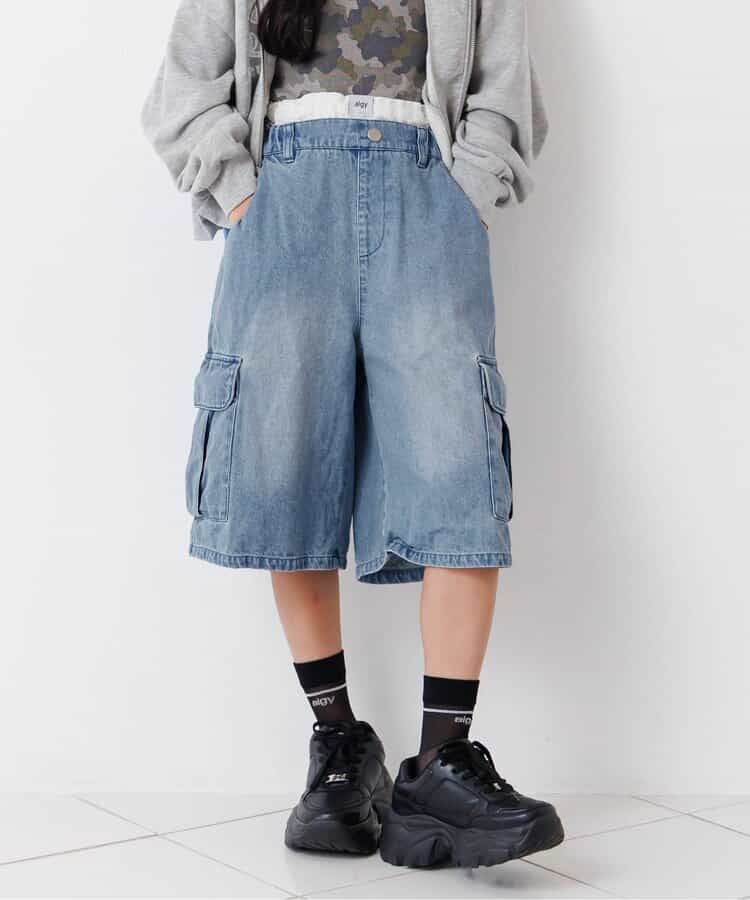 ワイドハーフパンツ