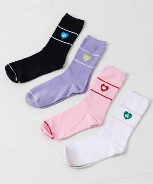 カラフルハイクルーソックス