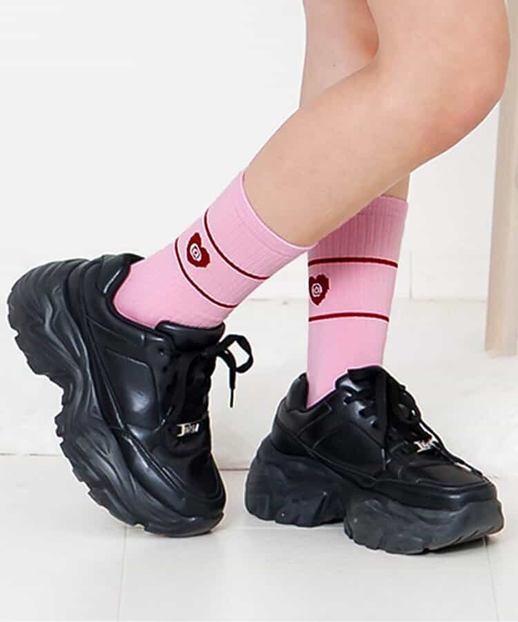 カラフルハイクルーソックス