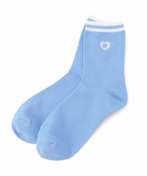 【抗菌防臭】ハートロゴクルーソックス