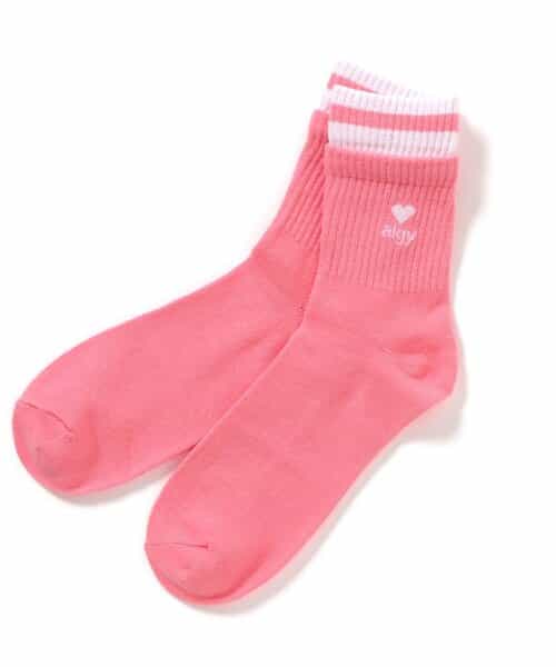 【抗菌防臭】レイヤード風クルーソックス3