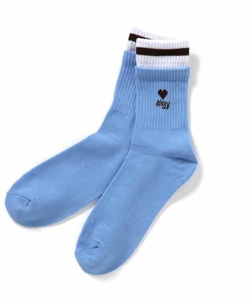 【抗菌防臭】レイヤード風クルーソックス3