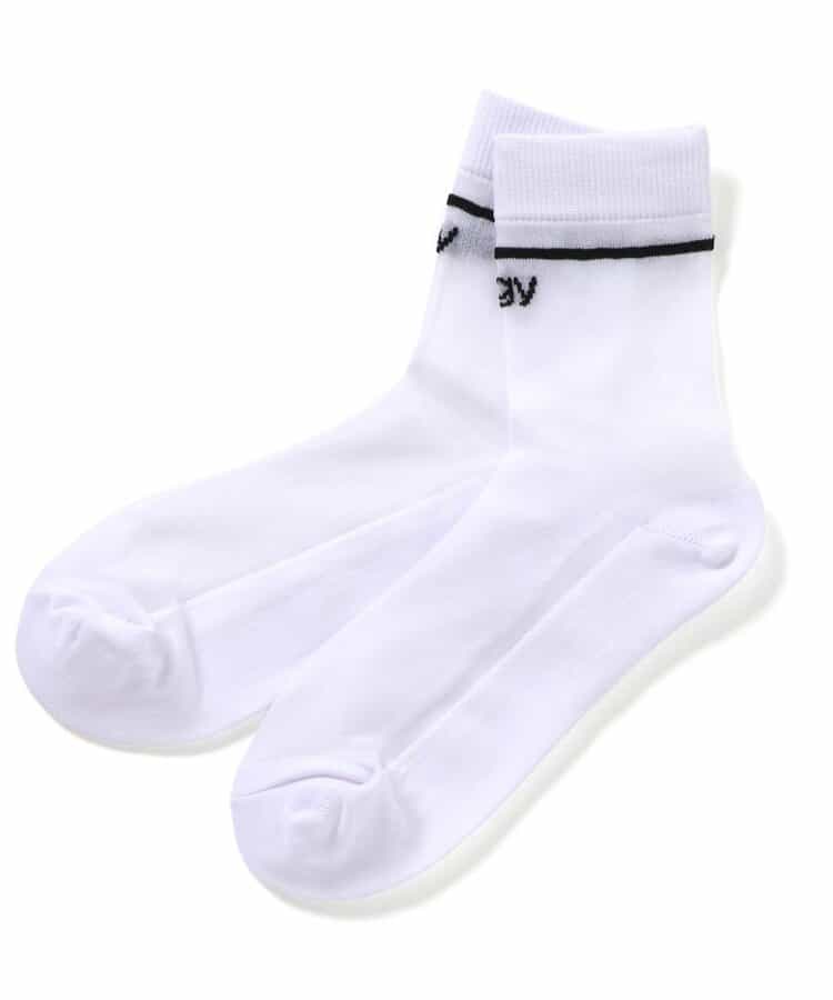 ラインシアークルーソックス