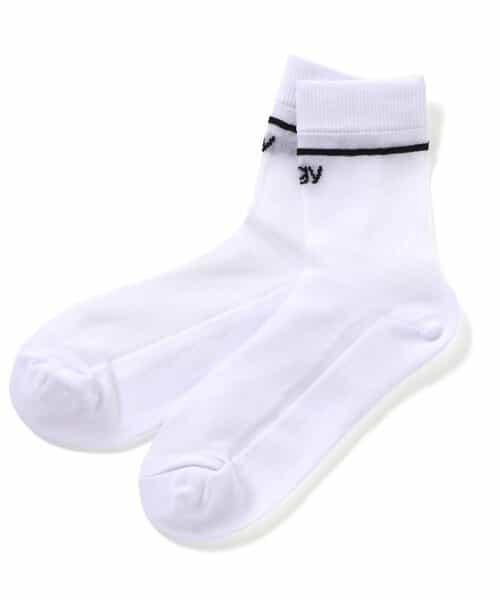 ラインシアークルーソックス