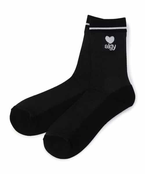 ハートロゴシアークルーソックス