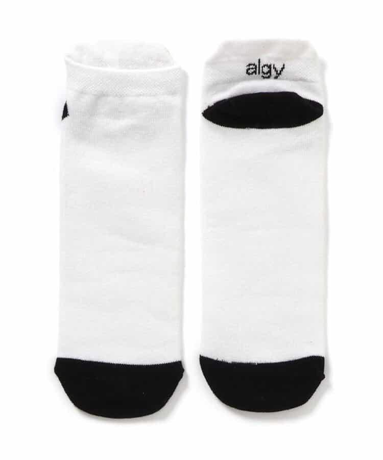 【抗菌防臭】algyロゴショートソックス