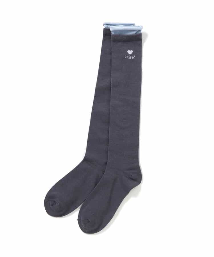 レイヤード風ハイソックス