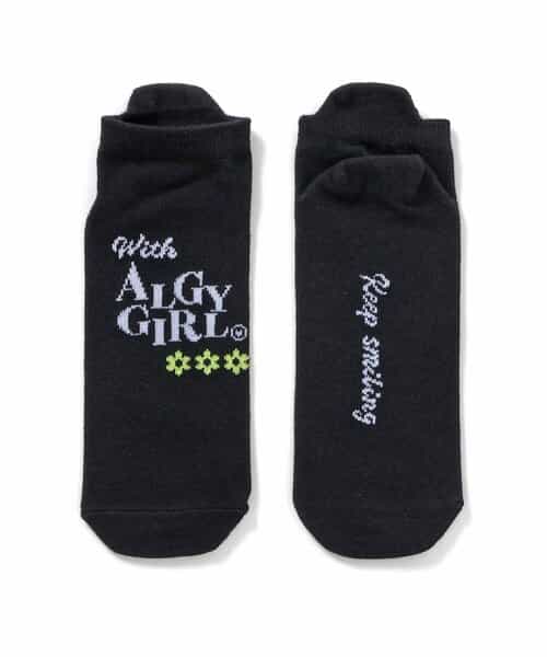 フラワーロゴショートソックス