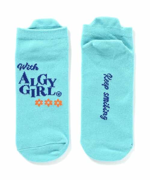 フラワーロゴショートソックス